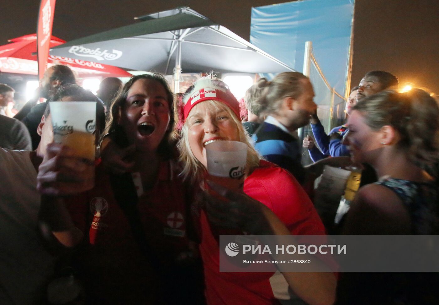 Трансляция матча-открытия Евро - 2016 в фан-зонах во Франции