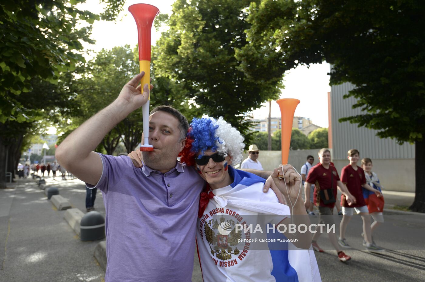 Футбол. Чемпионат Европы - 2016. Матч Англия - Россия