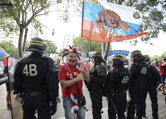 Футбол. Чемпионат Европы - 2016. Матч Англия - Россия