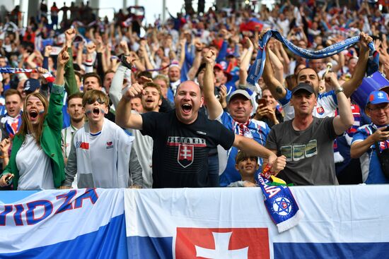 Футбол. Чемпионат Европы - 2016. Матч Уэльс - Словакия