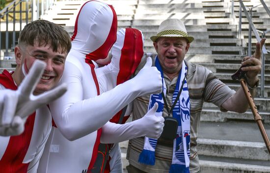 Футбол. Чемпионат Европы - 2016. Матч Англия - Россия