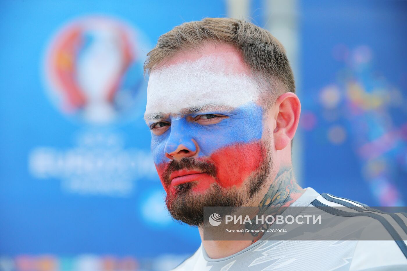 Футбол. Чемпионат Европы - 2016. Матч Англия - Россия