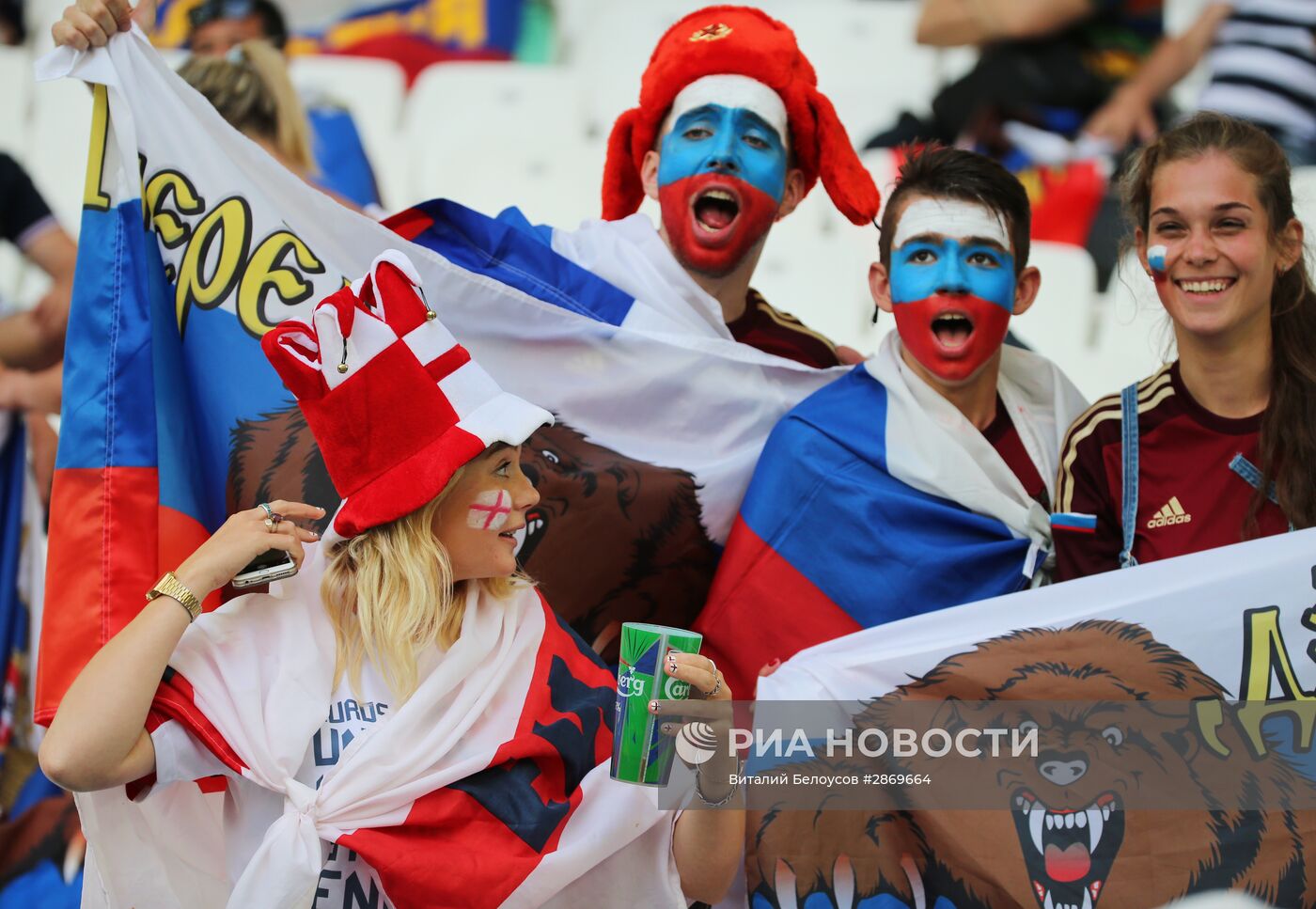 Футбол. Чемпионат Европы - 2016. Матч Англия - Россия