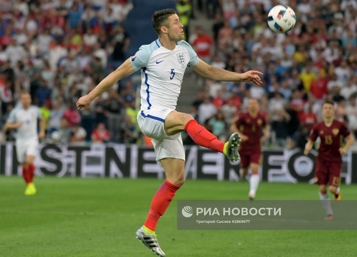 Футбол. Чемпионат Европы - 2016. Матч Англия - Россия