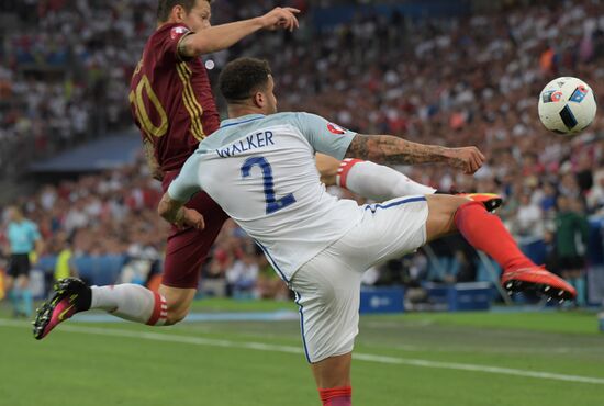 Футбол. Чемпионат Европы - 2016. Матч Англия - Россия