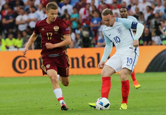 Футбол. Чемпионат Европы - 2016. Матч Англия - Россия