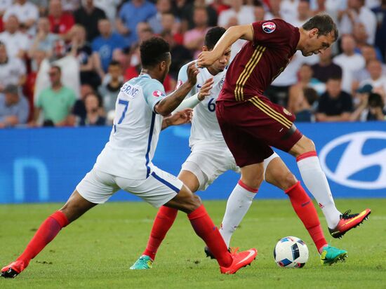 Футбол. Чемпионат Европы - 2016. Матч Англия - Россия