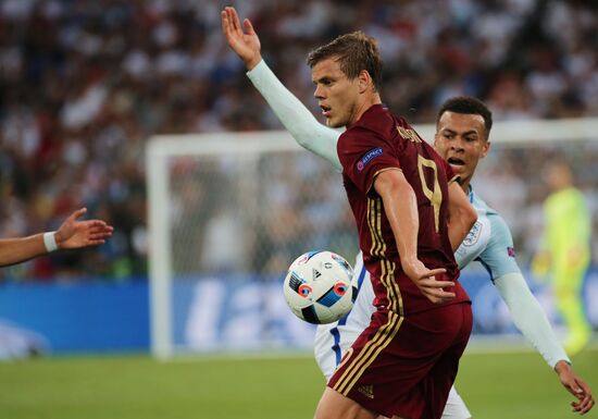 Футбол. Чемпионат Европы - 2016. Матч Англия - Россия