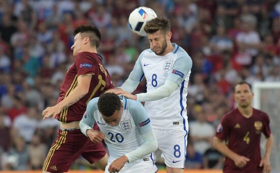 Футбол. Чемпионат Европы - 2016. Матч Англия - Россия