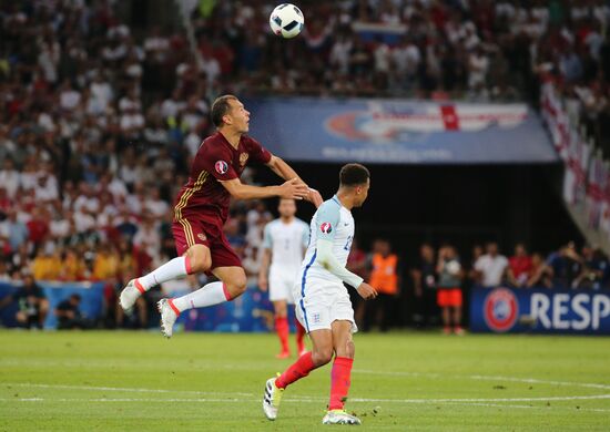 Футбол. Чемпионат Европы - 2016. Матч Англия - Россия