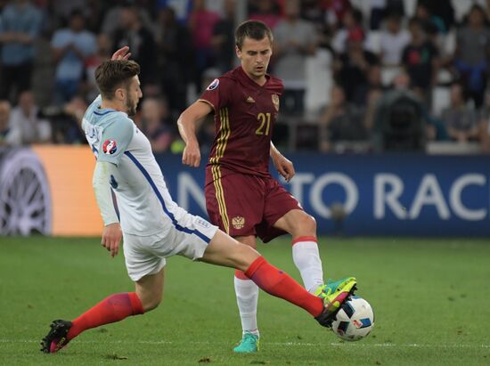 Футбол. Чемпионат Европы - 2016. Матч Англия - Россия