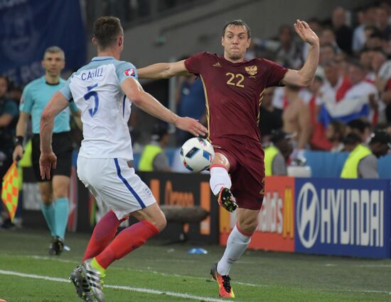 Футбол. Чемпионат Европы - 2016. Матч Англия - Россия