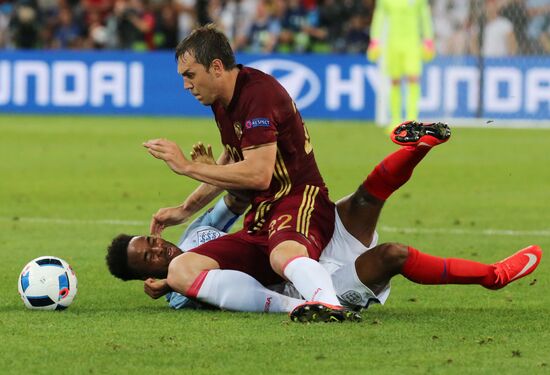 Футбол. Чемпионат Европы - 2016. Матч Англия - Россия