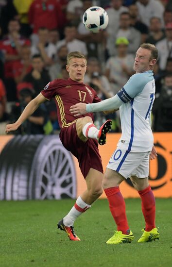 Футбол. Чемпионат Европы - 2016. Матч Англия - Россия