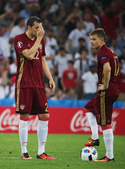 Футбол. Чемпионат Европы - 2016. Матч Англия - Россия