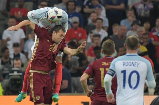 Футбол. Чемпионат Европы - 2016. Матч Англия - Россия