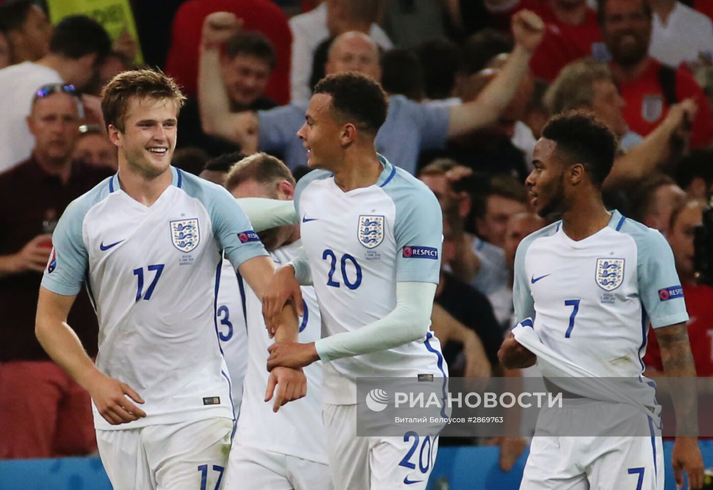 Футбол. Чемпионат Европы - 2016. Матч Англия - Россия