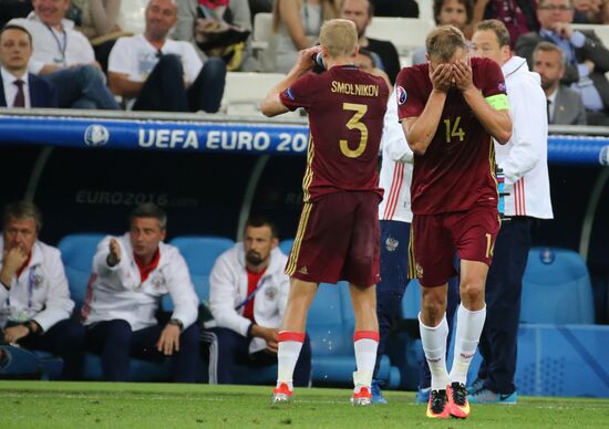 Футбол. Чемпионат Европы - 2016. Матч Англия - Россия