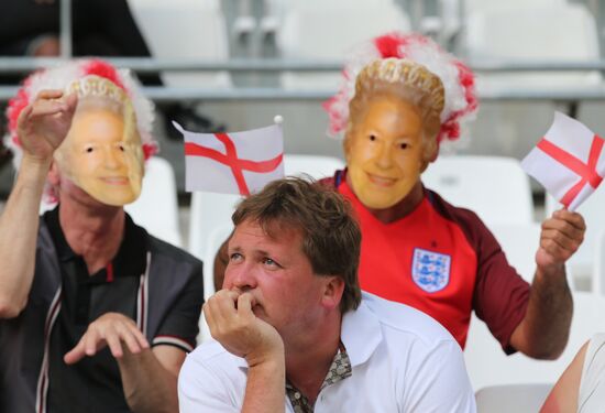 Футбол. Чемпионат Европы - 2016. Матч Англия - Россия