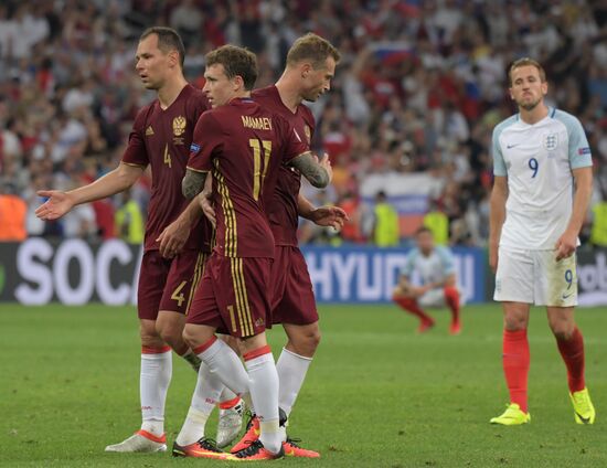 Футбол. Чемпионат Европы - 2016. Матч Англия - Россия