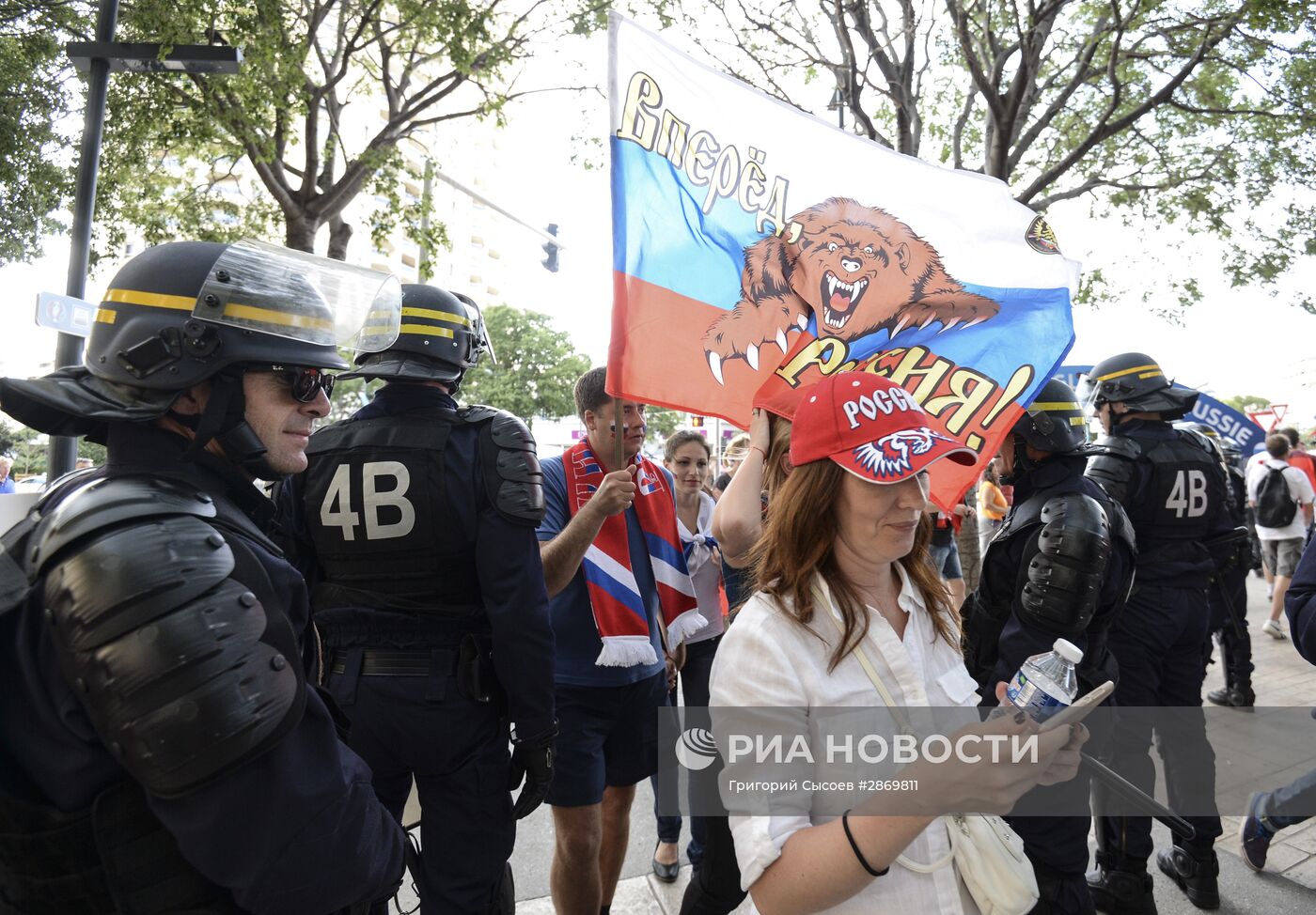 Футбол. Чемпионат Европы - 2016. Матч Англия - Россия