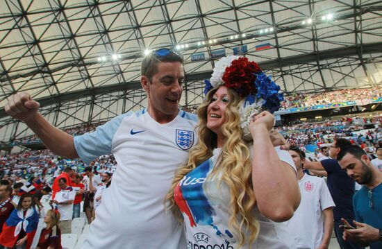 Футбол. Чемпионат Европы - 2016. Матч Англия - Россия