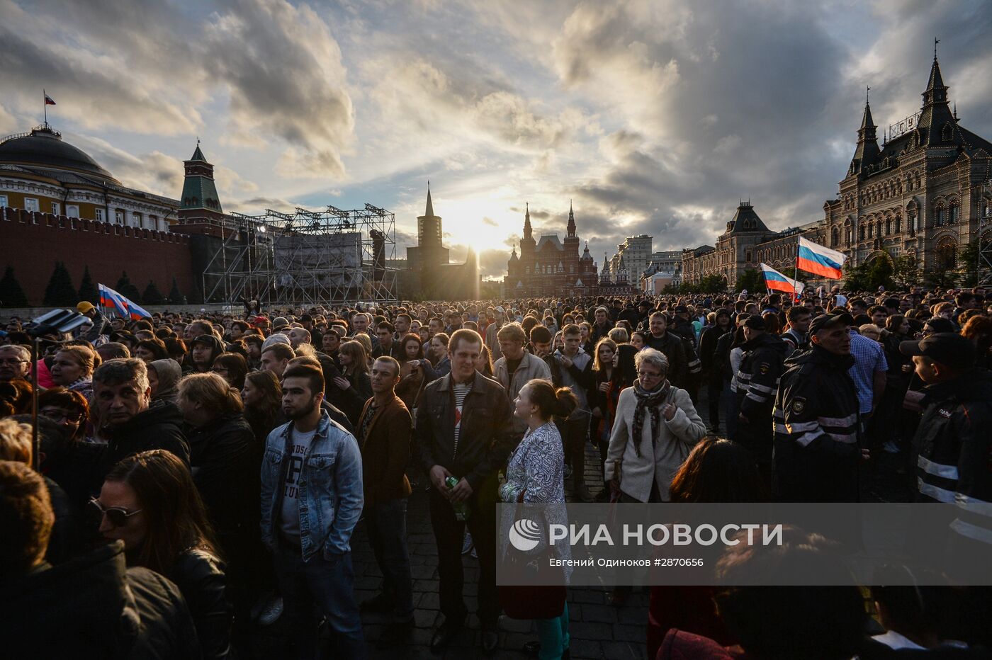 Концерт в честь Дня России на Красной площади