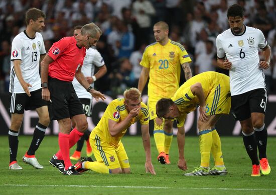 Футбол. Чемпионат Европы - 2016. Матч Германия - Украина