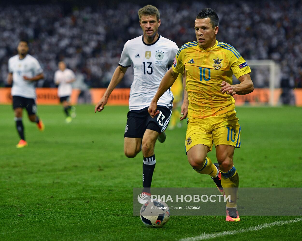 Футбол. Чемпионат Европы - 2016. Матч Германия - Украина