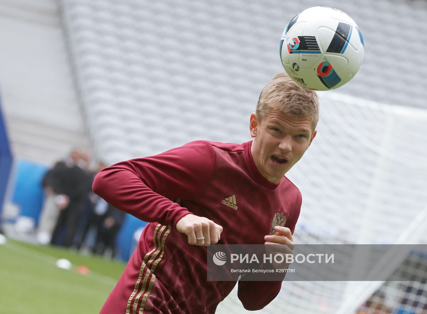 Футбол. Чемпионат Европы - 2016. Тренировка сборной России