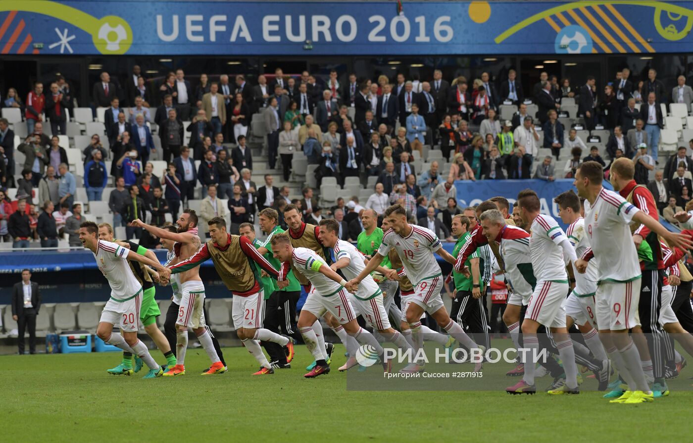 Футбол. Чемпионат Европы - 2016. Матч Австрия - Венгрия
