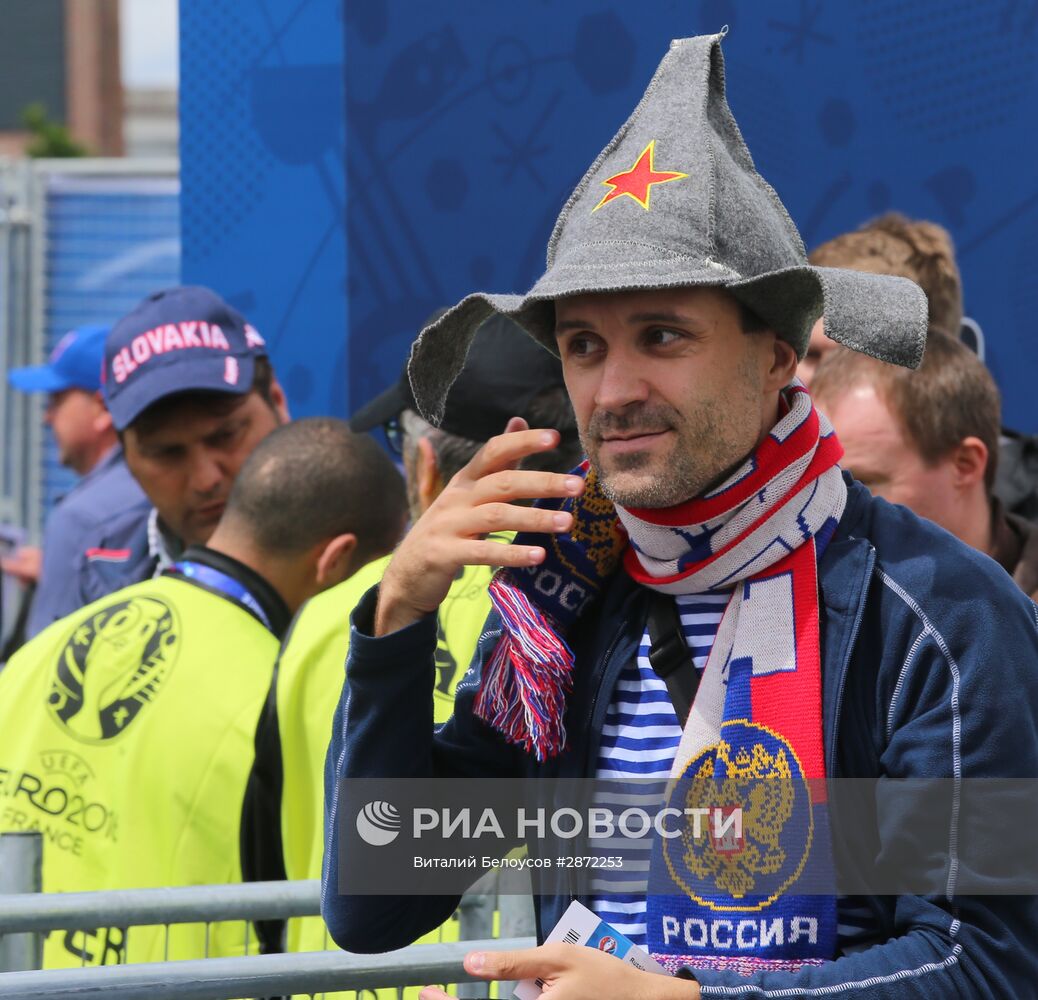 Футбол. Чемпионат Европы - 2016. Матч Россия - Словакия