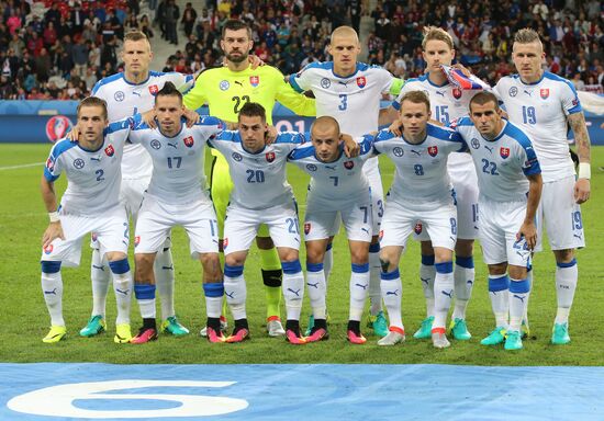 Футбол. Чемпионат Европы - 2016. Матч Россия - Словакия