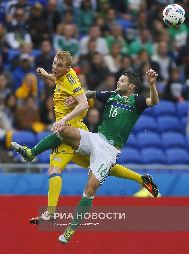 Футбол. Чемпионат Европы - 2016. Матч Украина - Северная Ирландия