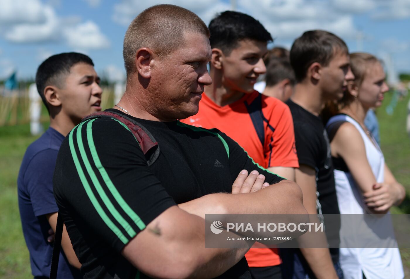 Сельская спартакиада в селе Курносово Омской области