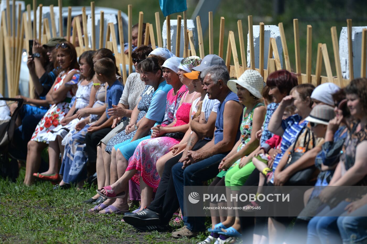 Сельская спартакиада в селе Курносово Омской области