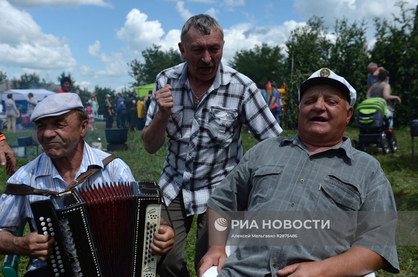 Сельская спартакиада в селе Курносово Омской области