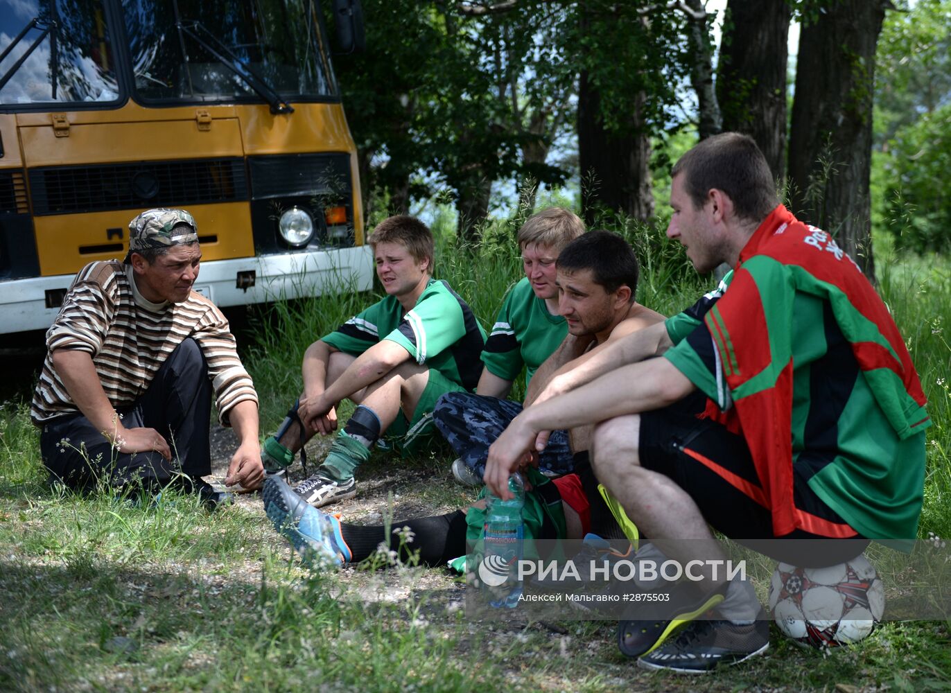 Сельская спартакиада в селе Курносово Омской области