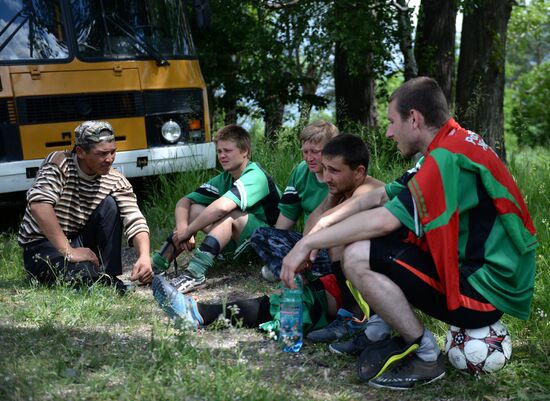 Сельская спартакиада в селе Курносово Омской области