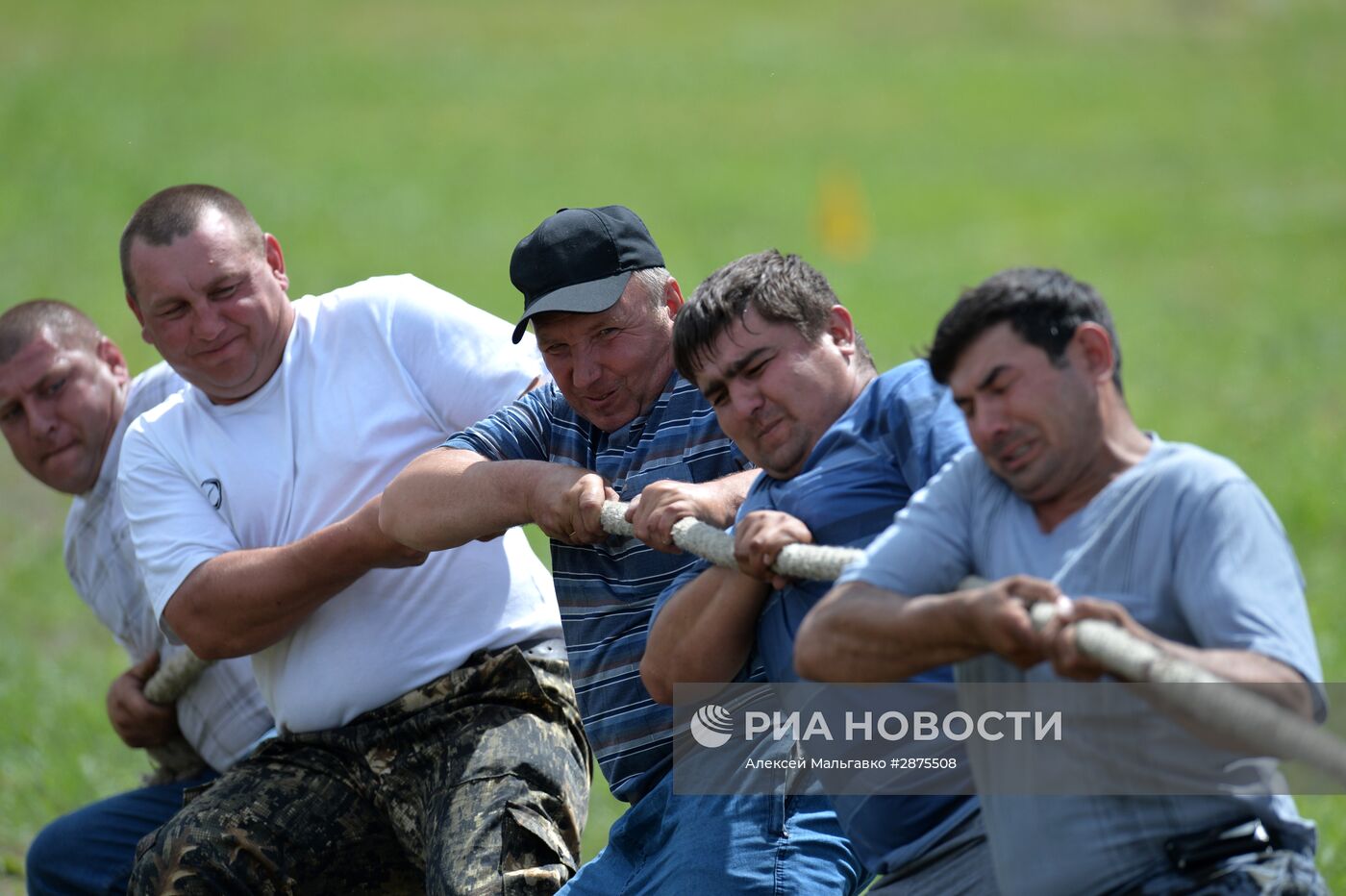 Сельская спартакиада в селе Курносово Омской области