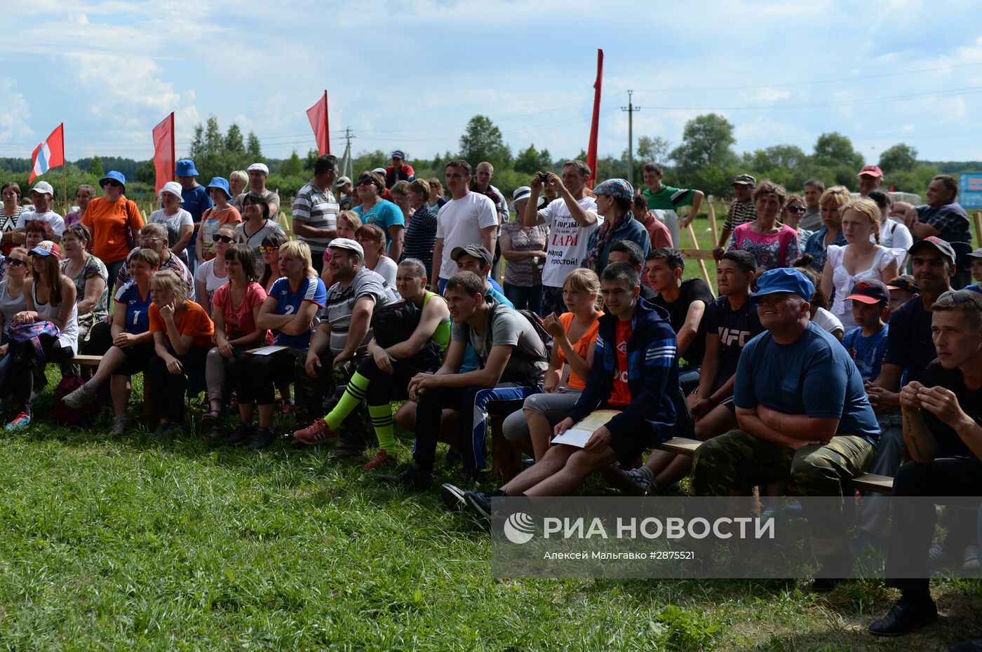 Сельская спартакиада в селе Курносово Омской области