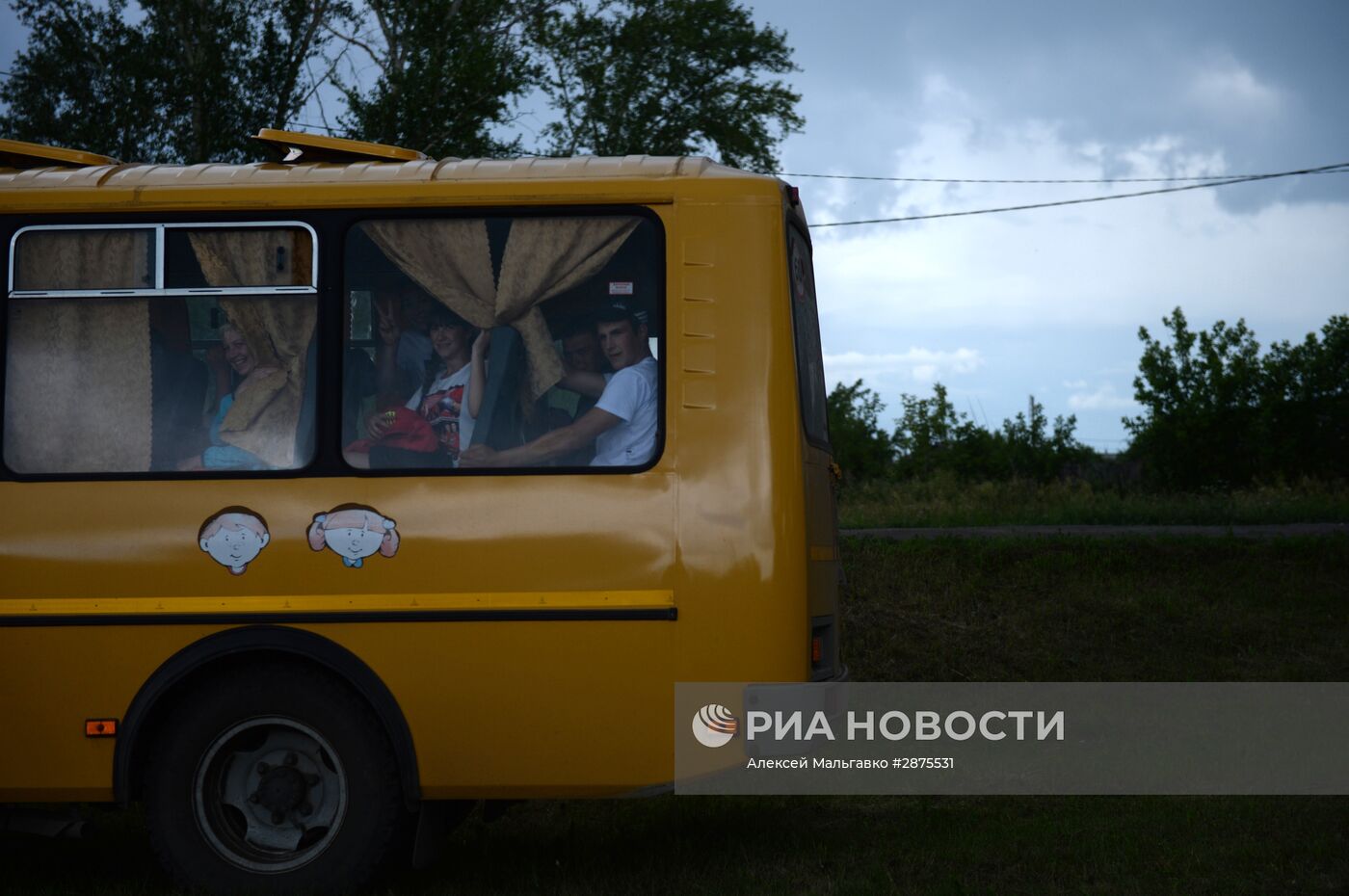 Сельская спартакиада в селе Курносово Омской области