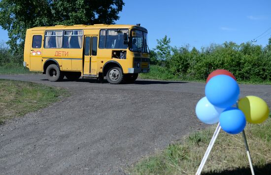 Сельская спартакиада в селе Курносово Омской области