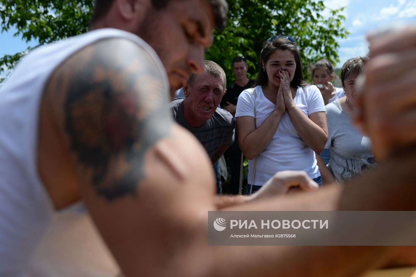 Сельская спартакиада в селе Курносово Омской области