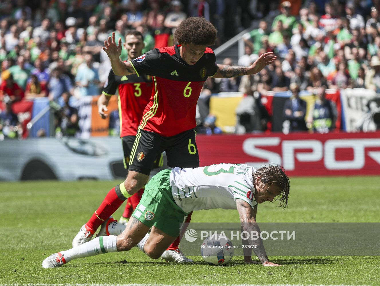 Футбол. Чемпионат Европы - 2016. Матч Бельгия - Ирландия