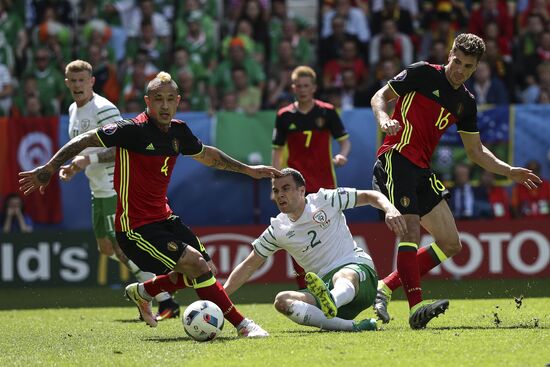 Футбол. Чемпионат Европы - 2016. Матч Бельгия - Ирландия