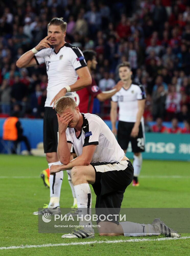 Футбол. Чемпионат Европы - 2016. Матч Португалия - Австрия