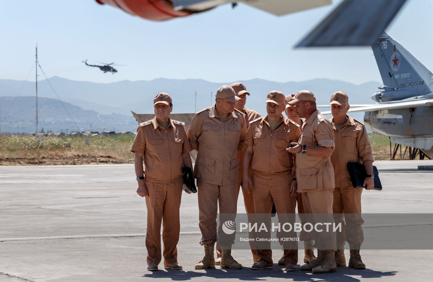 Рабочая поездка министра обороны РФ С.Шойгу в Сирию