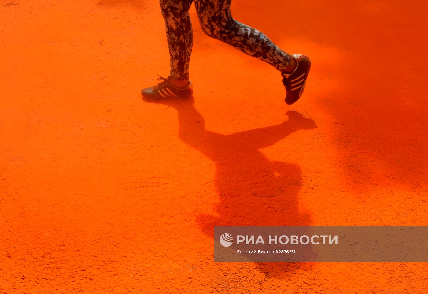 Красочный забег в Москве