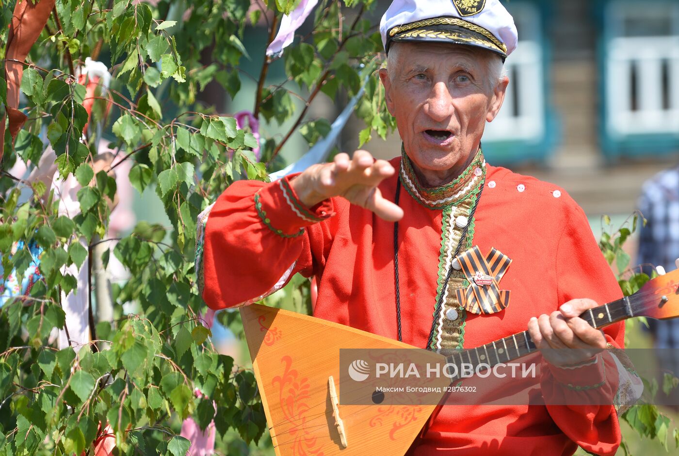 Обряд празднования Троицы в селе Матюшино